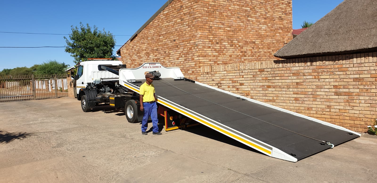 Aurex rollback loading plant for transport